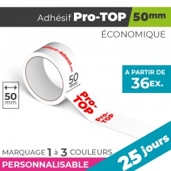 Adhésif Personnalisé - Pro-TOP 50mm | 25 Jours