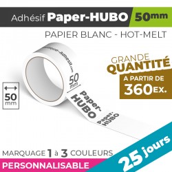 Adhésif Personnalisé - Paper-HUBO 50mm | 25 Jours