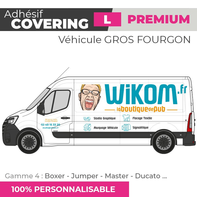 Adhésif Covering | Marquage Véhicule | Gros Fourgon