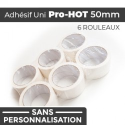 Adhésif Uni Pro-HOT 50mm - 6 rouleaux