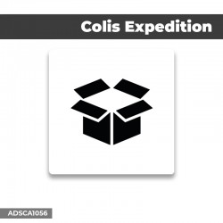 Autocollant | COLIS EXPEDITION | Format Carré