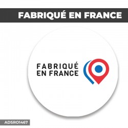 Autocollant | FABRIQUE EN FRANCE | Format Rond