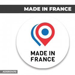 Autocollant | MADE IN FRANCE | Format Rond
