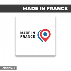 Autocollant | MADE IN FRANCE | Format Carré