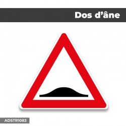 Autocollant | DOS D'ANE | Format Triangle