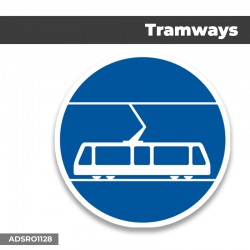 Autocollant | TRAMWAYS | Format Rond