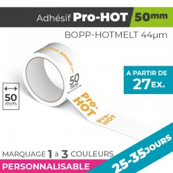 Adhésif Personnalisé - Pro-HOT 50mm | 44µm | 25-35 Jours