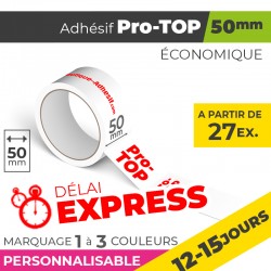 Adhésif Personnalisé - Pro-TOP 50mm | 12-15 Jours
