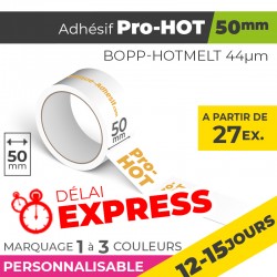 Adhésif Personnalisé - Pro-HOT 50mm | 44µm | 12-15 Jours