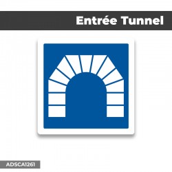 Autocollant | Entrée tunnel | Format Carré