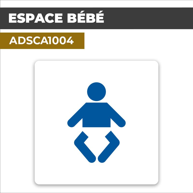 Autocollant ESPACE BÉBÉ l Zone Enfants