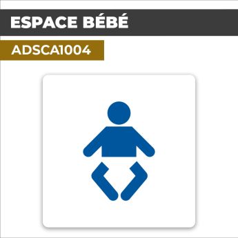 Autocollant ESPACE BÉBÉ l Zone Enfants