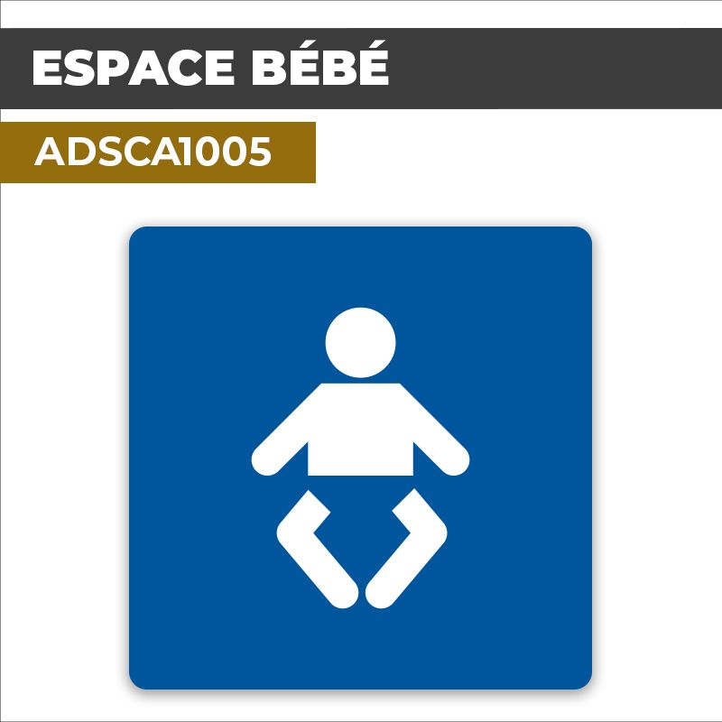 Autocollant ESPACE BÉBÉ l Zone Enfants