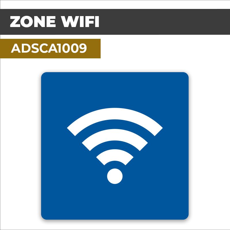 Autocollant ZONE WIFI l Wifi et connectivité