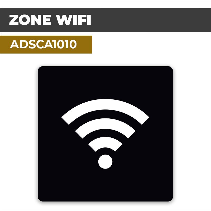 Autocollant ZONE WIFI l Wifi et connectivité