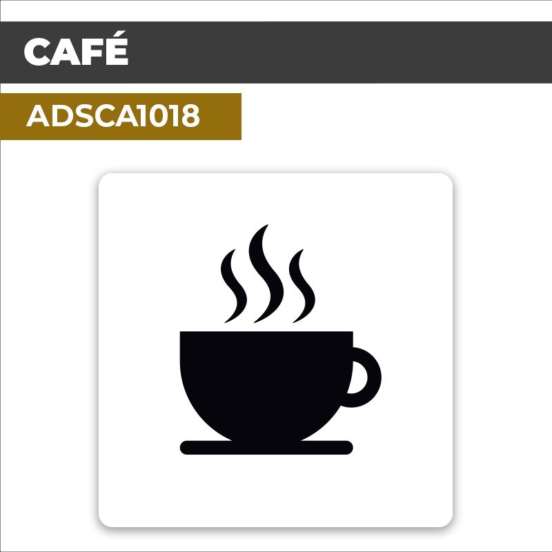 Autocollant CAFE l Pictogrammes