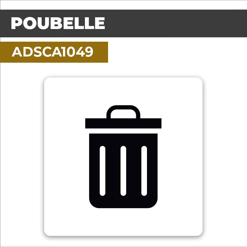 Autocollant POUBELLE | Pictogrammes