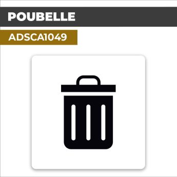 Autocollant POUBELLE | Pictogrammes
