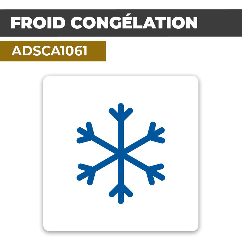 Autocollant FROID CONGELATION | Pictogrammes