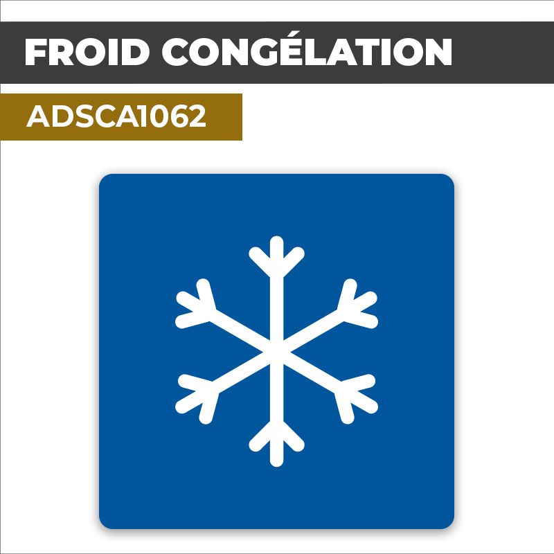 Autocollant FROID CONGELATION | Espace Restauration