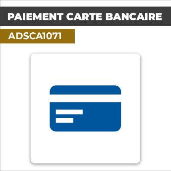 Autocollant PAIEMENT CARTE BANCAIRE | Moyens de paiement