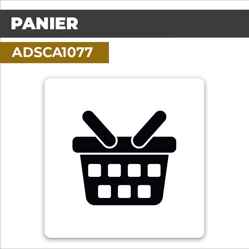 Autocollant PANIER | Pictogrammes
