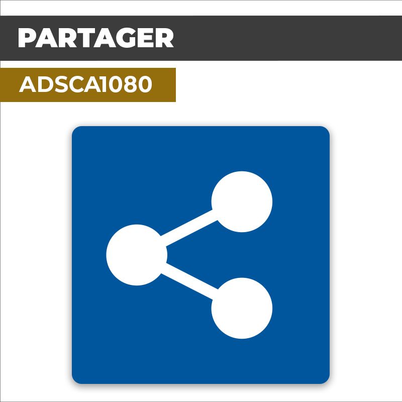 Autocollant PARTAGER | Wifi et connectivité