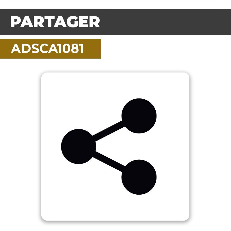 Autocollant PARTAGER | Pictogrammes