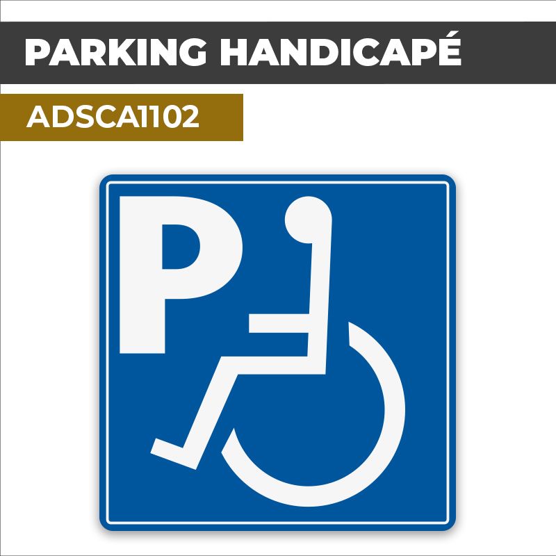 Autocollant PARKING HANDICAPE | Handicap et PMR