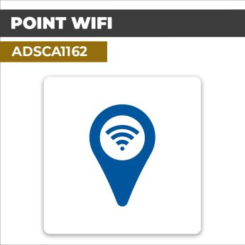 Autocollant POINT WIFI l Wifi et connectivité