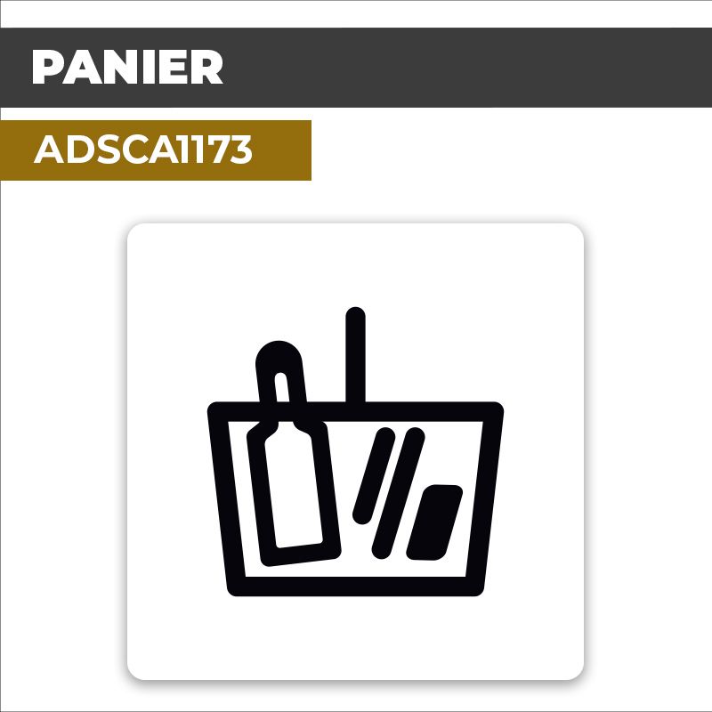 Autocollant PANIER | Pictogrammes