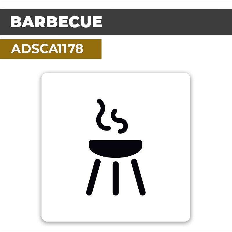 Autocollant BARBECUE | Pictogrammes