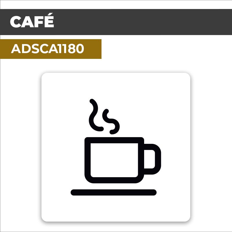 Autocollant CAFÉ | Pictogrammes