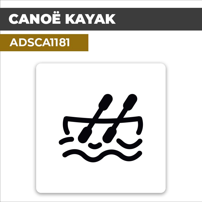 Autocollant CANOE KAYAK | Pictogrammes