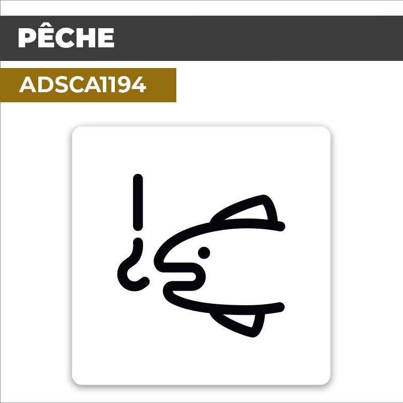 Autocollant PÊCHE | Pictogrammes