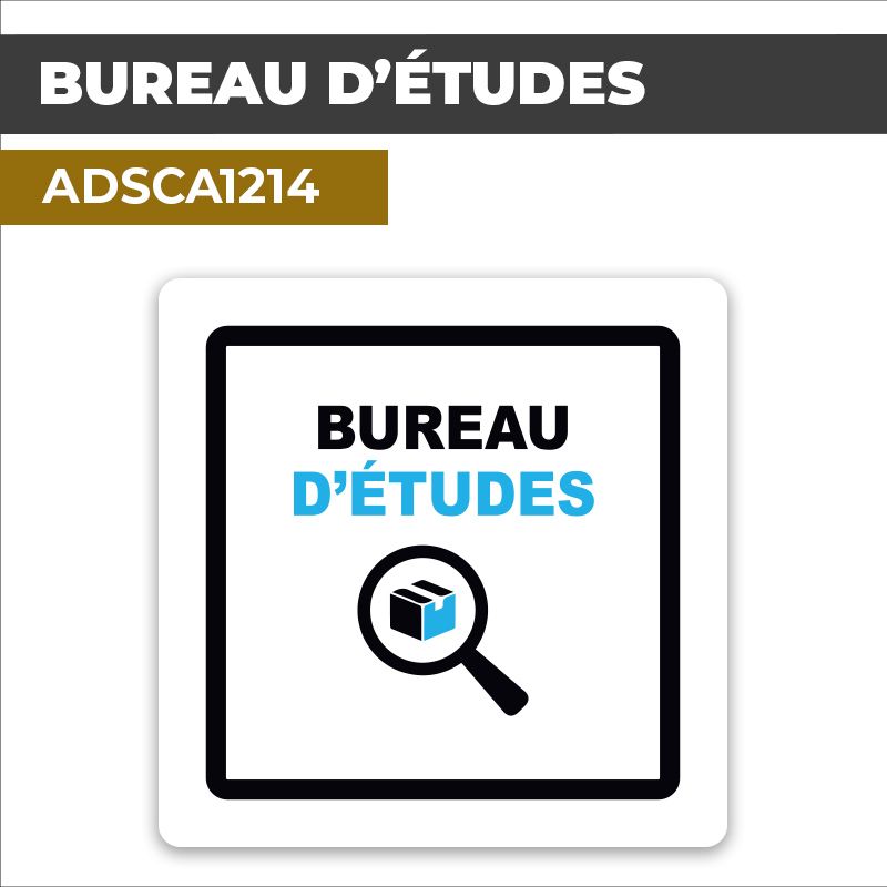 Autocollant BUREAU D'ETUDES | Services administratifs