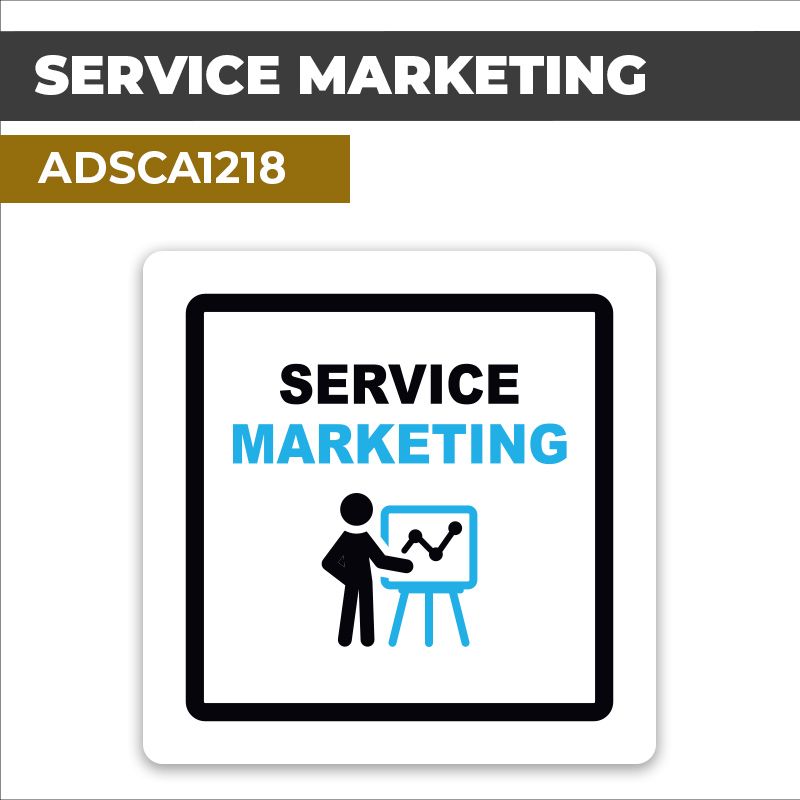 Autocollant SERVICE MARKETING | Services administratifs