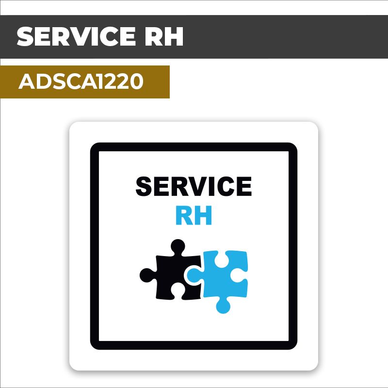 Autocollant SERVICE RH | Services administratifs