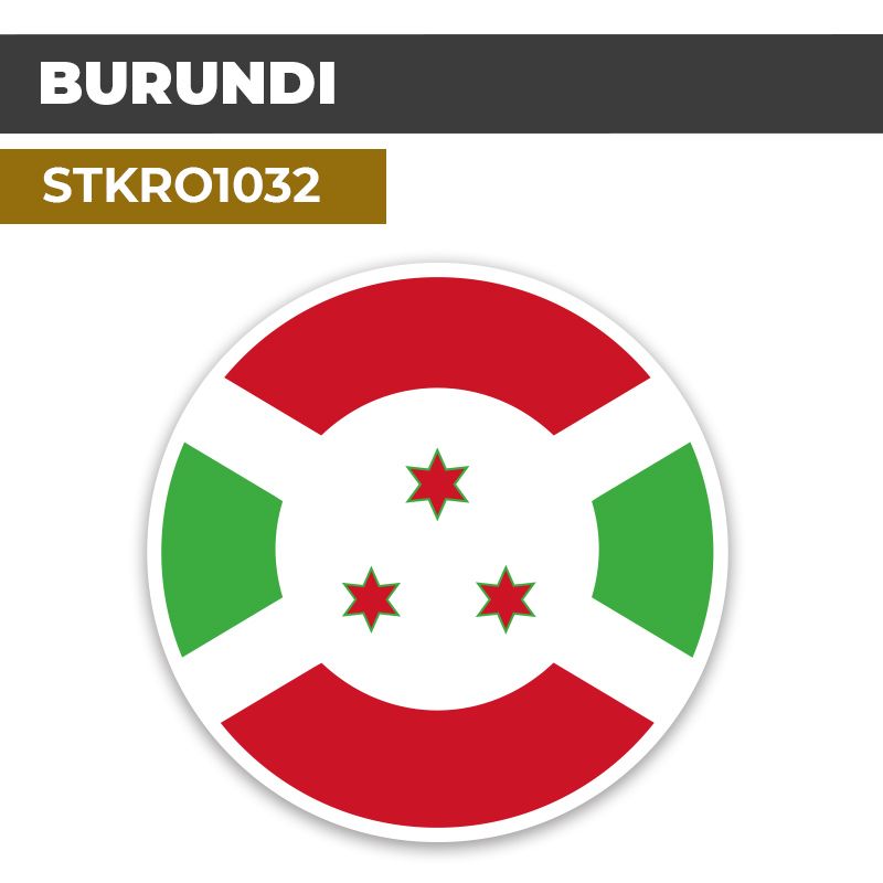 Sticker | BURUNDI | Pays d'Afrique