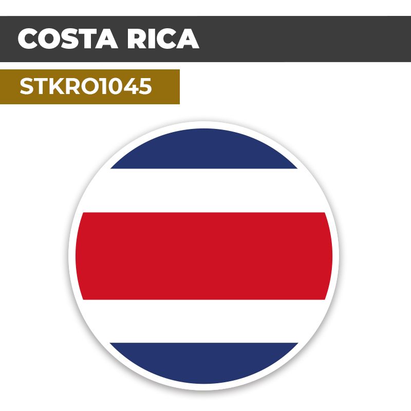 Sticker | COSTA RICA | Pays d'Amérique Centrale