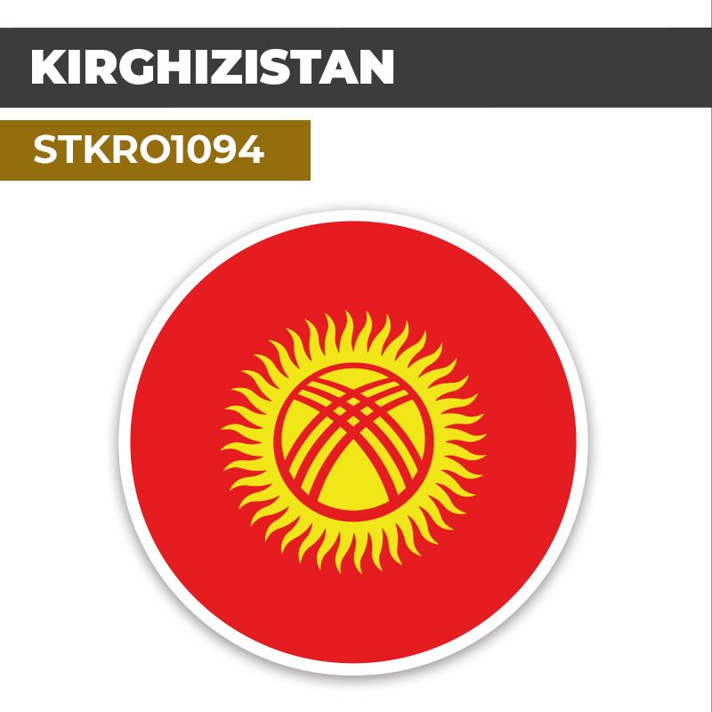 Sticker | KIRGHIZISTAN | Pays d'Asie