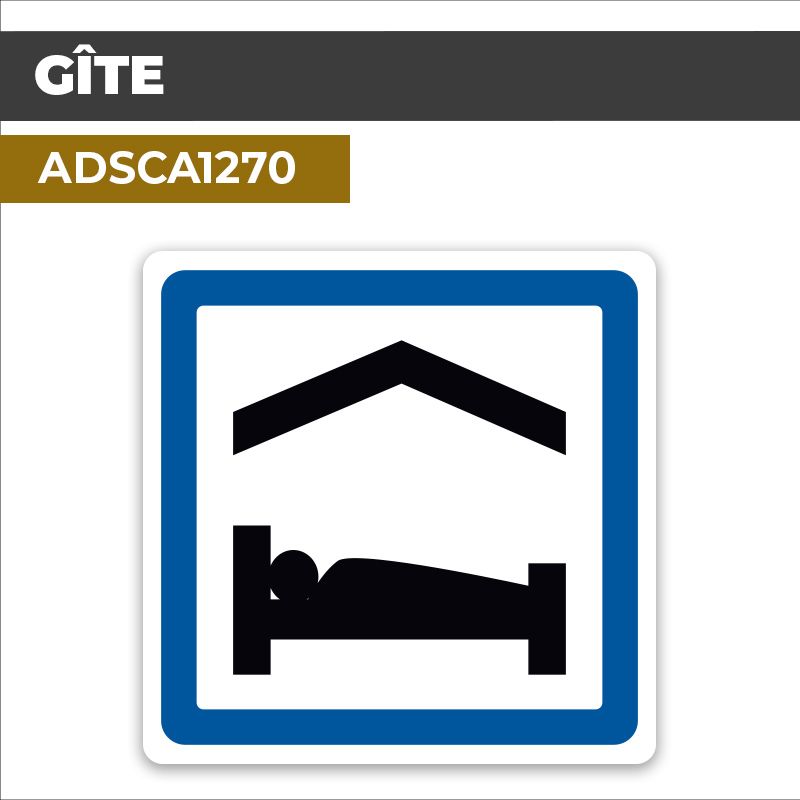 Autocollant GÎTE | Panneaux d'indication
