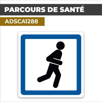 Autocollant PARCOURS DE SANTÉ | Panneaux d'indication