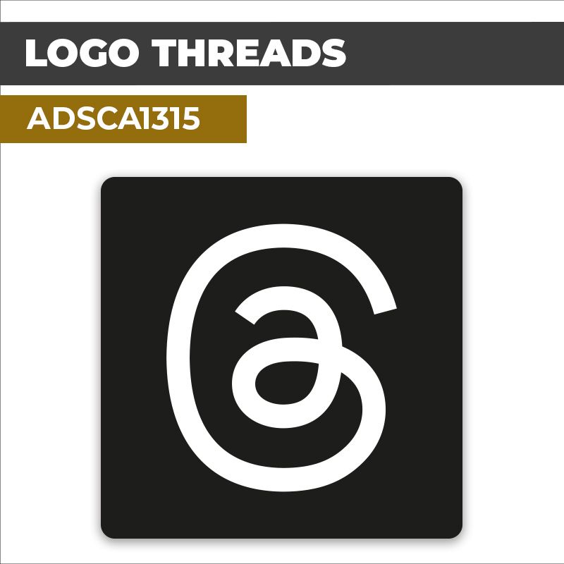 Autocollant LOGO THREADS | Sites internet