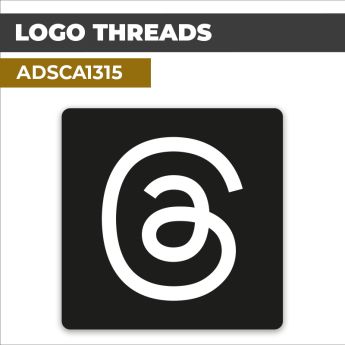 Autocollant LOGO THREADS | Sites internet