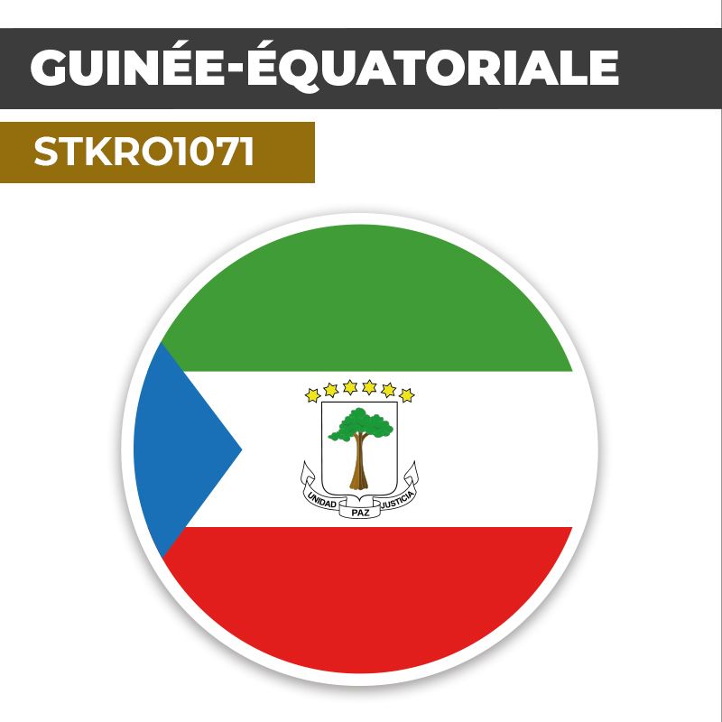 Sticker | GUINÉE ÉQUATORIALE | Pays d'Afrique