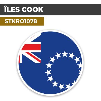 Sticker | ÎLES COOK | Pays d'Océanie