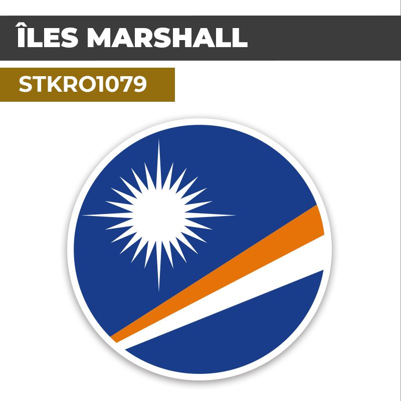 Sticker | ÎLES MARSHALL | Pays d'Océanie