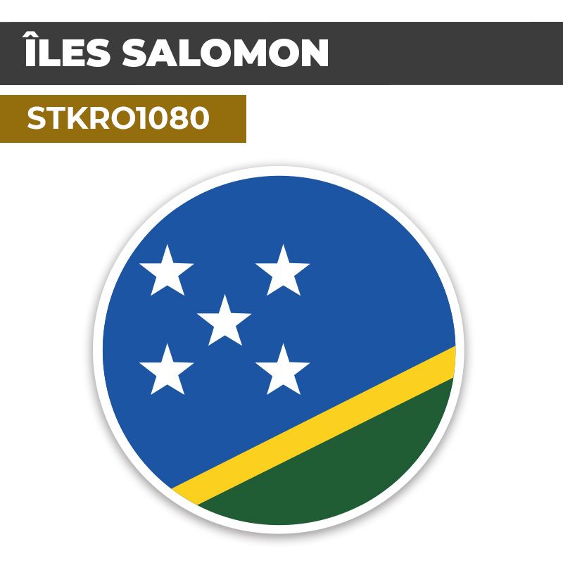 Sticker | ÎLES SALOMON | Pays d'Océanie