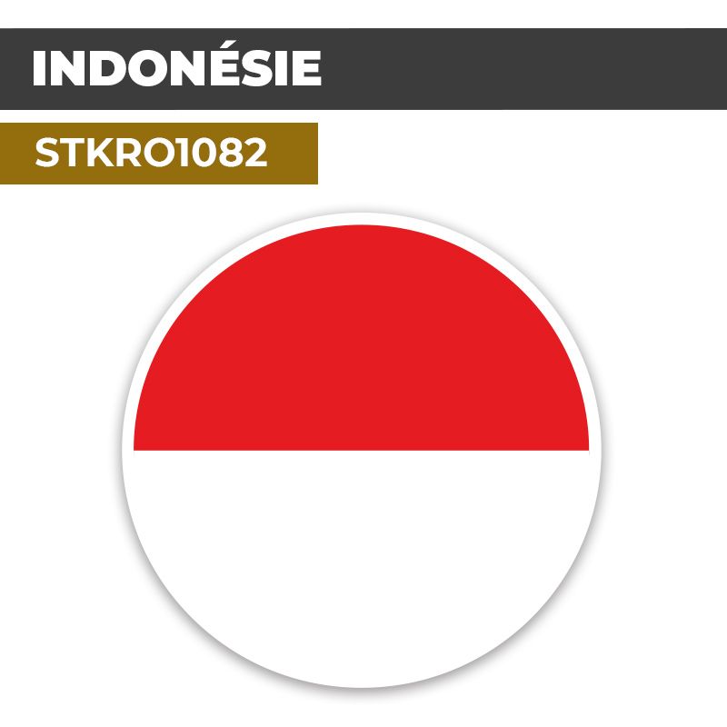 Sticker | INDONÉSIE | Pays d'Asie